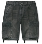 Neighborhood - Denim Cargo Shorts - Black