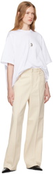 Carven Off-White 5-Pocket Trousers