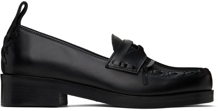 Photo: Stefan Cooke Black Leather Loafers