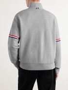 Thom Browne - Cotton-Piqué Sweatshirt - Gray