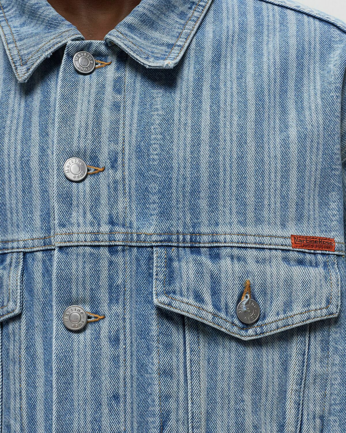 Martine Rose Oversized Denim Jacket Blue Denim Jackets