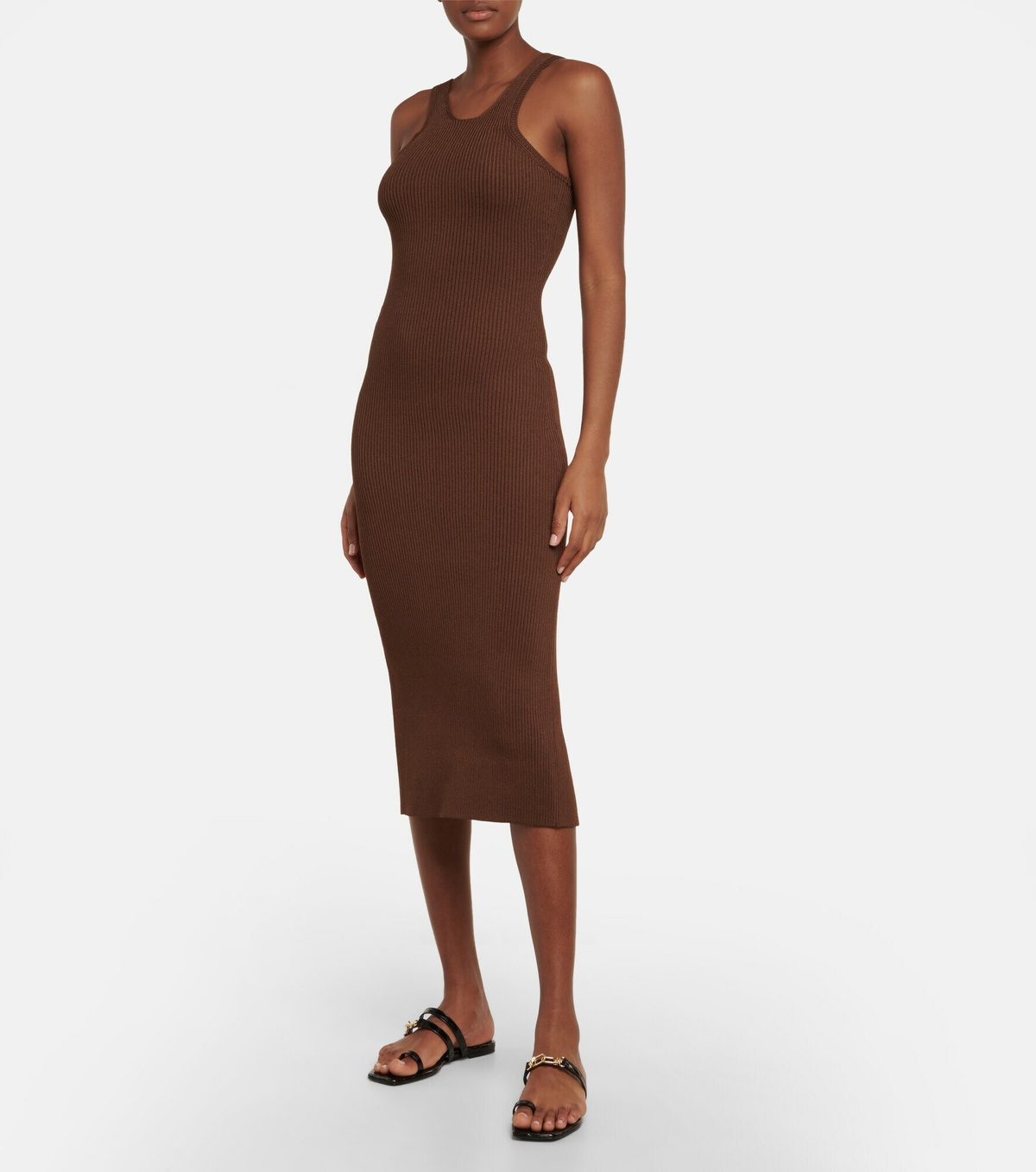 Toteme - Ribbed-knit tank maxi dress Toteme