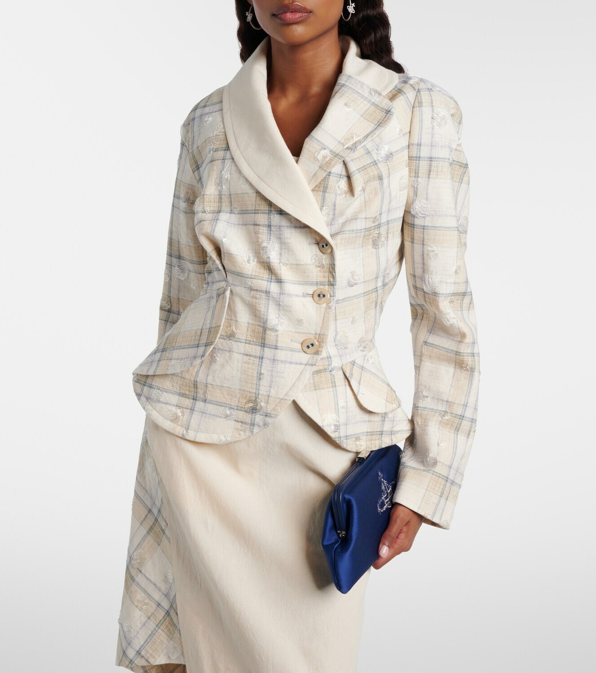 Vivienne Westwood Stormy tartan cotton-blend jacket