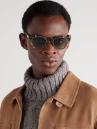 Brunello Cucinelli - Jep Convertible D-Frame Tortoiseshell Acetate and Gold-Tone Optical Glasses