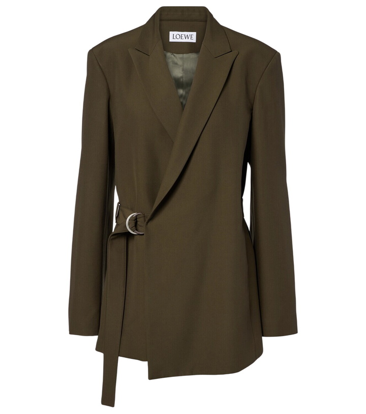 Photo: Loewe Belted wool blazer