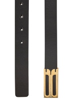 Victoria Beckham Frame Grained Leather Belt Black