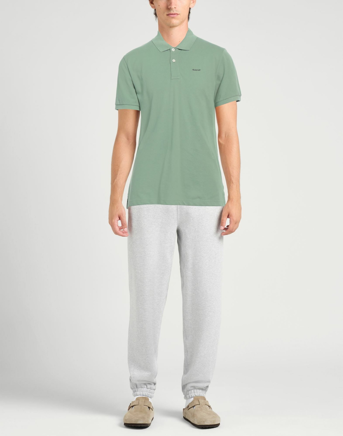Gant Mens Polo shirt in Sage green