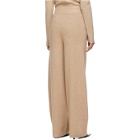 Max Mara Beige Wool and Cashmere Ode Lounge Pants