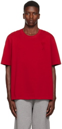 AMI Paris Red Ami De Cœur T-Shirt