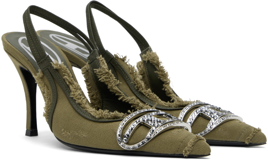 Diesel Khaki D-Venus Sb Heels Diesel