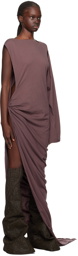 Rick Owens DRKSHDW Purple Edfu Maxi Dress