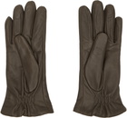 TOTEME Brown Leather Gloves