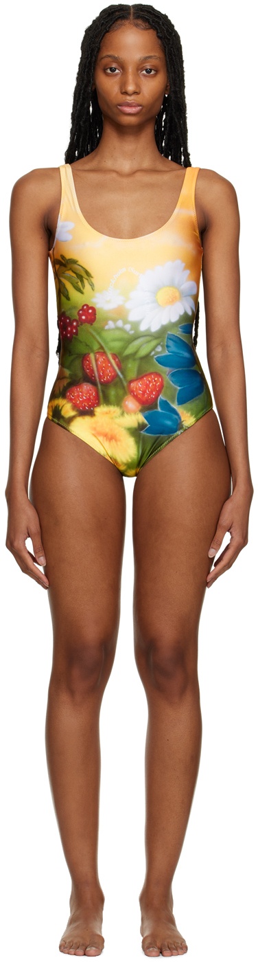 Photo: Stockholm (Surfboard) Club Multicolor Printed One-Piece Swimsuit