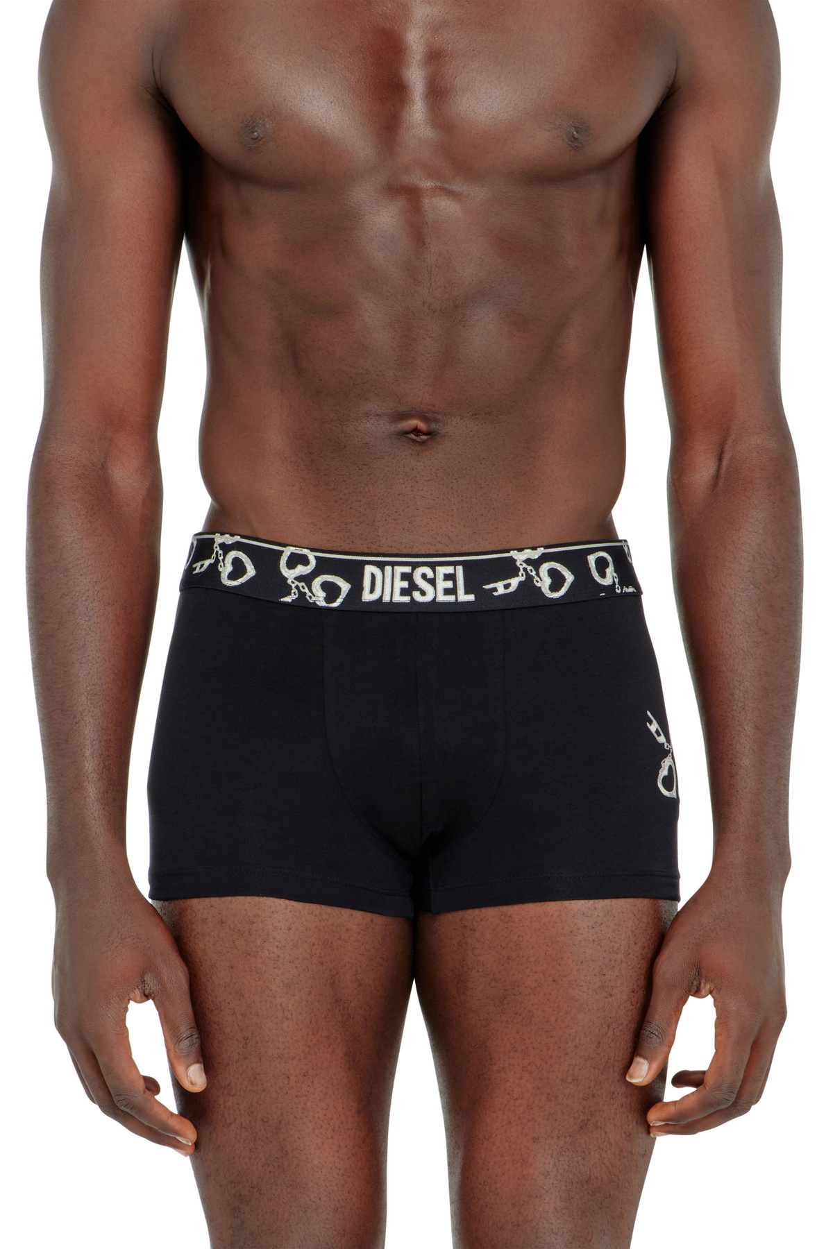 Diesel Three-pack boxer briefs with handcuff motif - Trunks - Man -