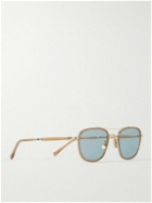 Mr Leight - Price D-Frame Gold-Tone and Acetate Sunglasses