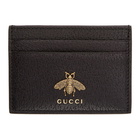 Gucci Black Bee Card Holder