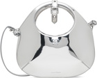 Courrèges Silver Mini Holy Mirror Effect Bag