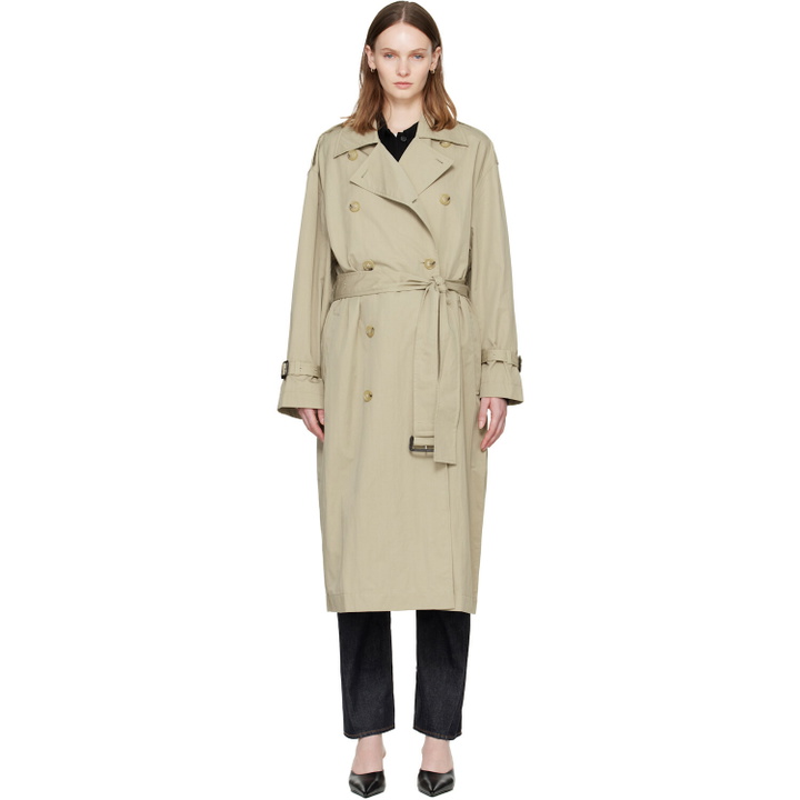 Photo: TOTEME Beige Crisp Summer Trench Coat