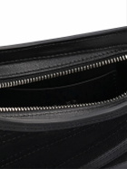 MUGLER - Small Spiral Embossed Denim Shoulder Bag