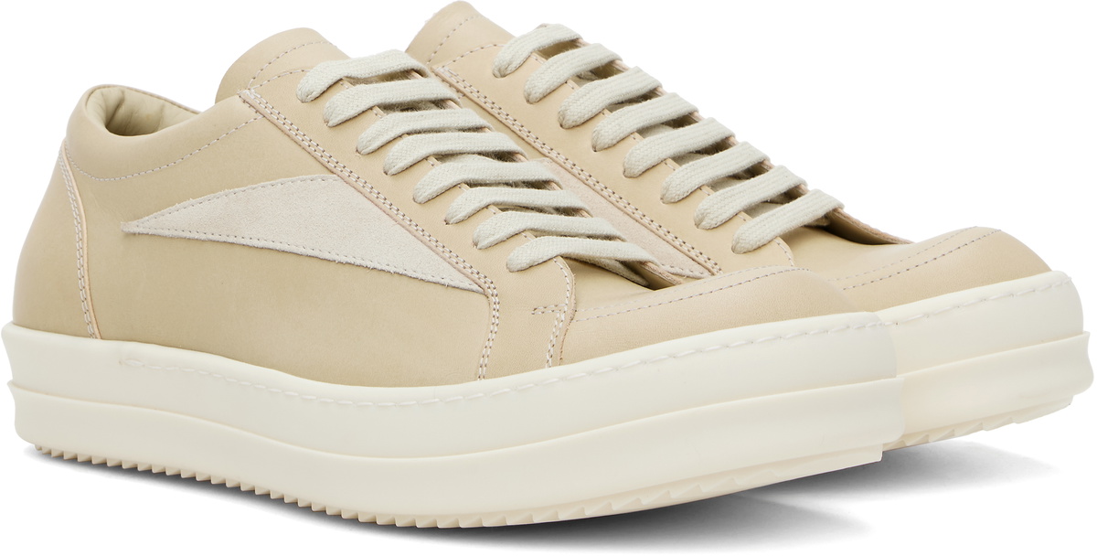 Rick Owens Beige Hollywood Vintage Sneaks Sneakers Rick Owens