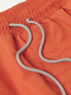 Brunello Cucinelli - Long-Length Colour-Block Swim Shorts - Orange