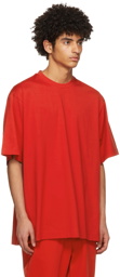 Y-3 Red Classic Logo T-Shirt