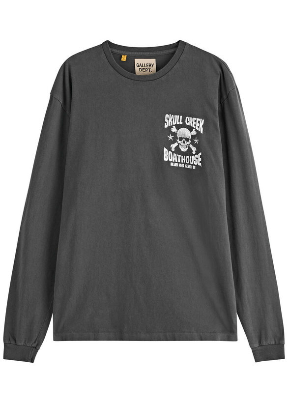 Photo: Gallery Dept. Skull Creek Printed Cotton top Black