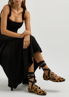 Alohas Thekla Leopard-print Calf-hair Ballet Flats