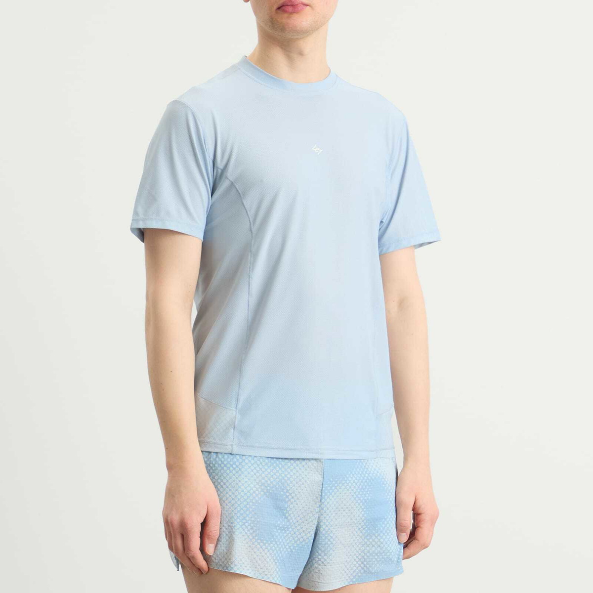 Represent 247 Men's Hybrid T-Shirt in Glacier Fade Out