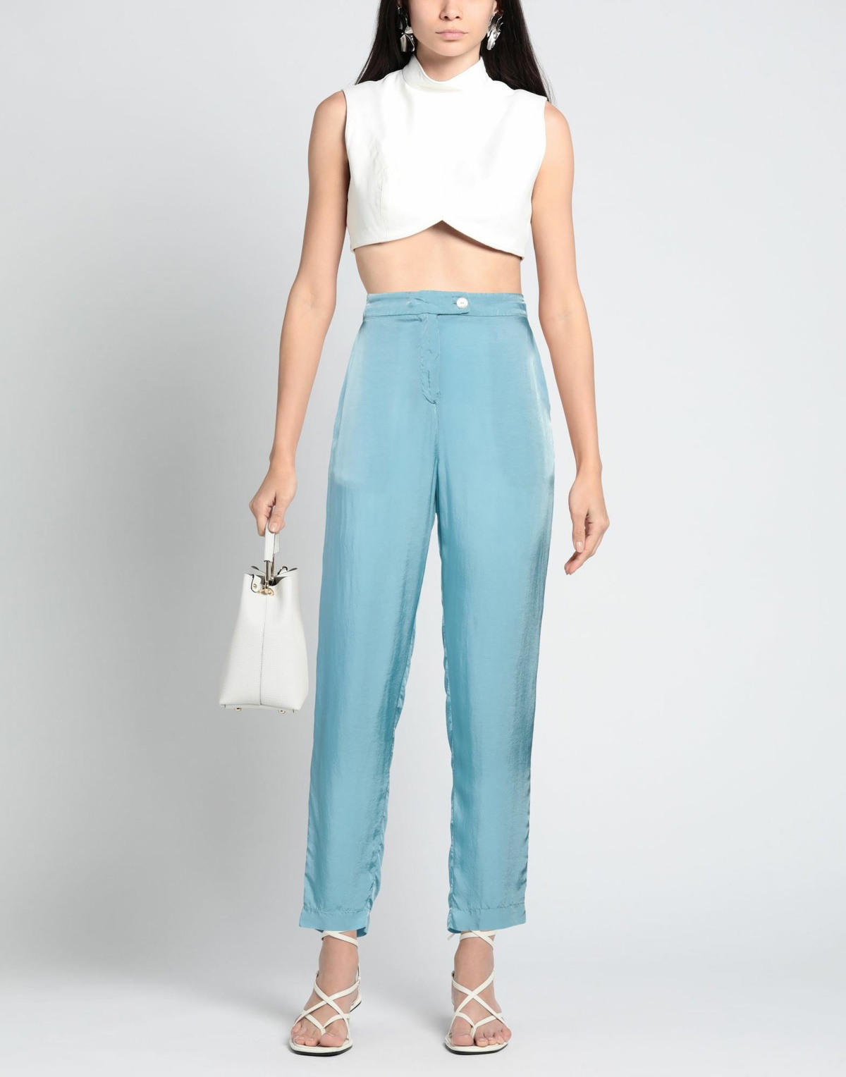 Alessia Santi Womens Pants Sky in Blue