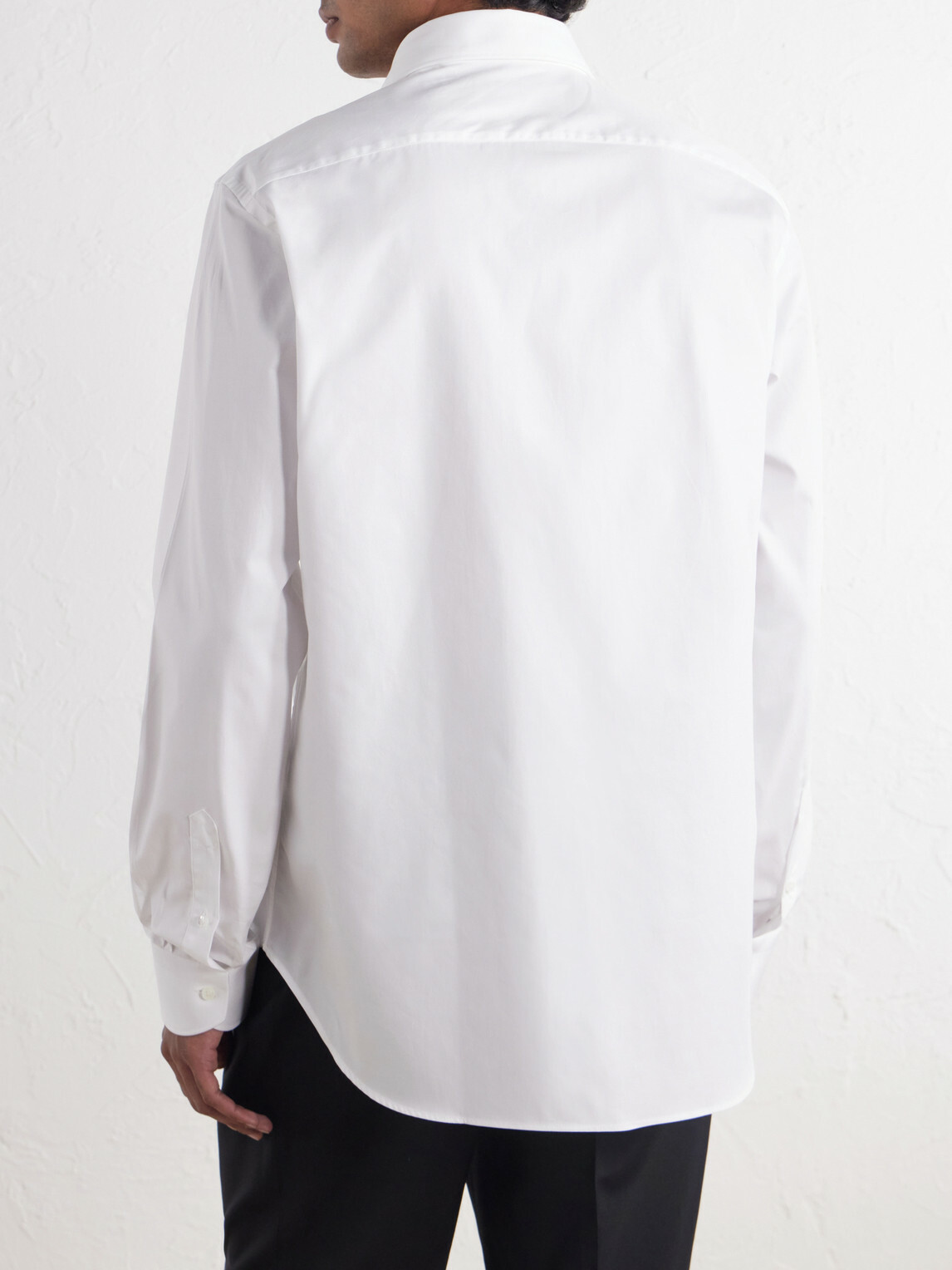 Canali - Impeccabile Cutaway-Collar Cotton-Poplin Shirt - White