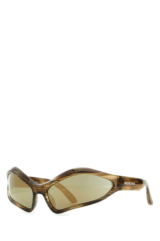 Photo: Balenciaga Multicolor Acetate Fennec Oval Sunglasses