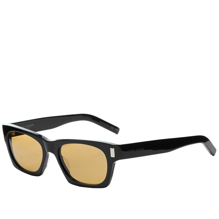 Photo: Saint Laurent Sunglasses Men's Saint Laurent SL 402 Sunglasses in Black/Yellow