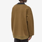 Maison Margiela Men's Trippin' On You Crew Sweat in Military Olive