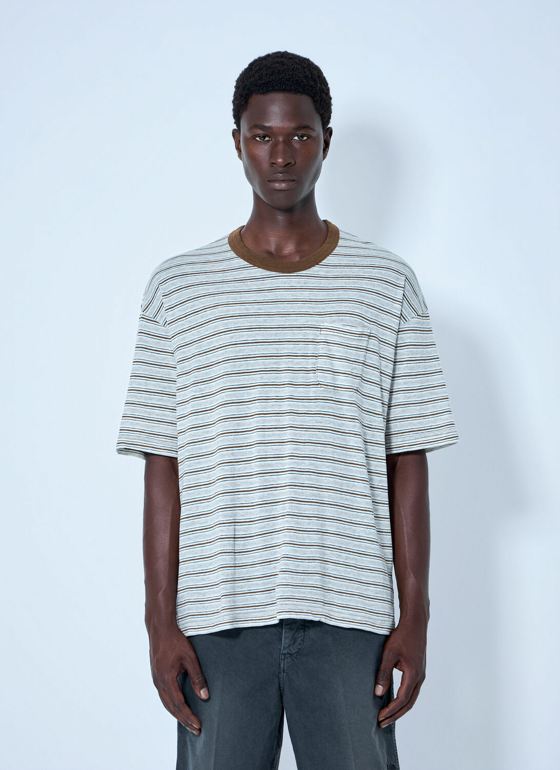 Visvim Mondo Border Stripe T-Shirt