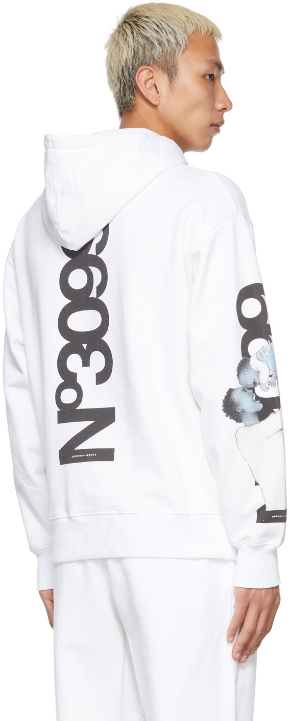 Aitor Throup’s TheDSA White 'No2986' Hoodie