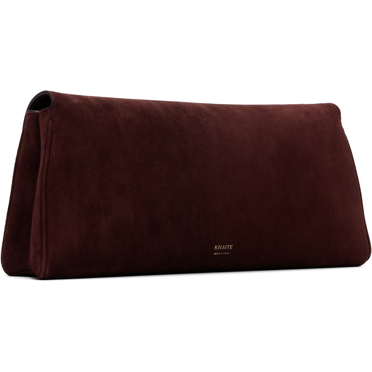 KHAITE Burgundy Audrey Clutch
