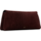 KHAITE Burgundy Audrey Clutch