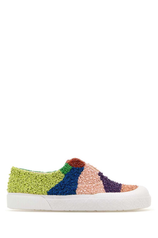 Photo: Loewe Embellished Fabric Terra Vulca Slip On