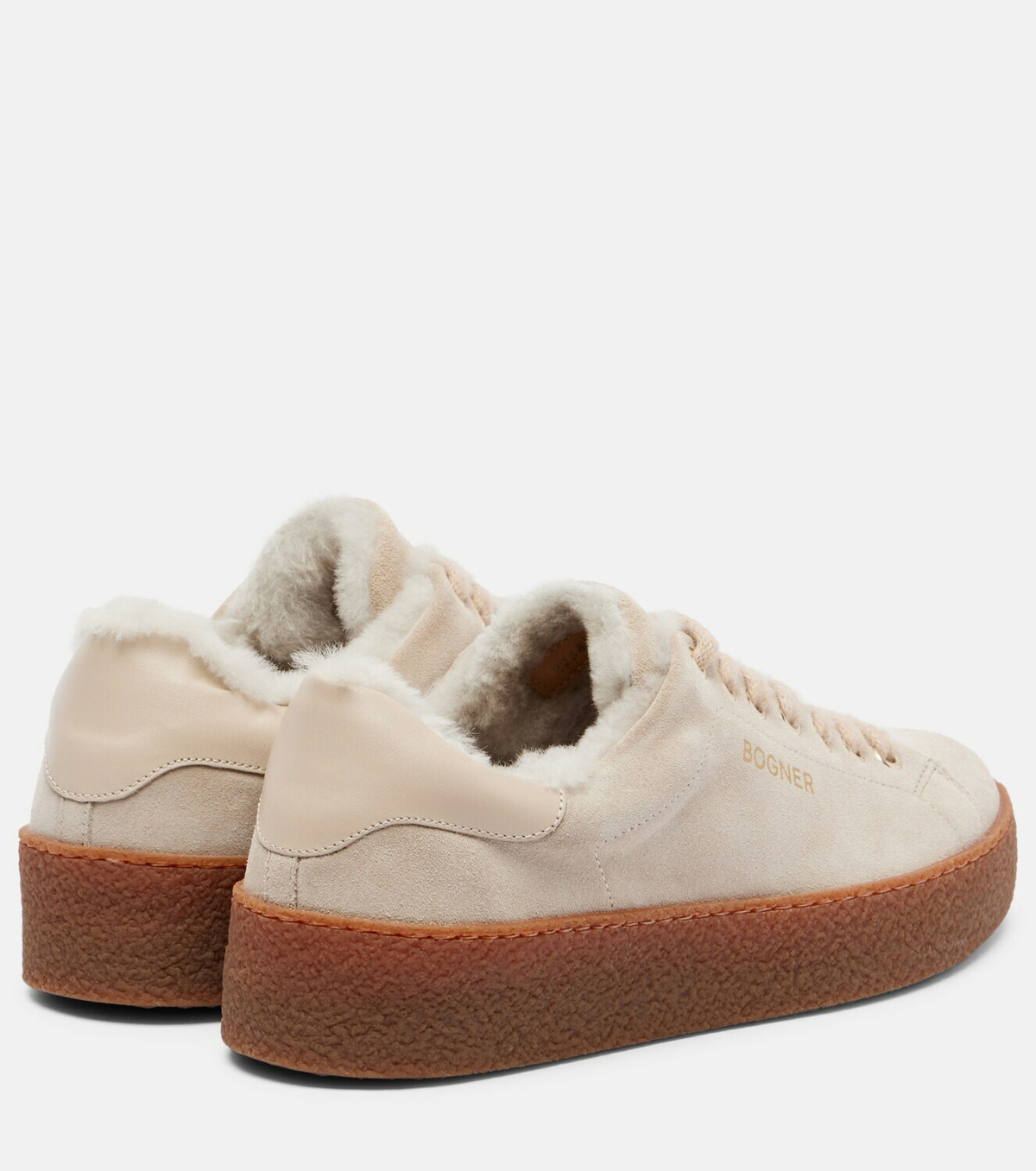 Bogner Lucerne shearling-lined suede sneakers