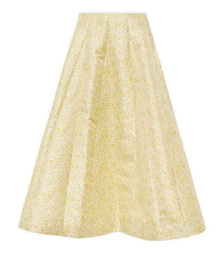 Photo: Markarian Marjorie floral brocade midi skirt