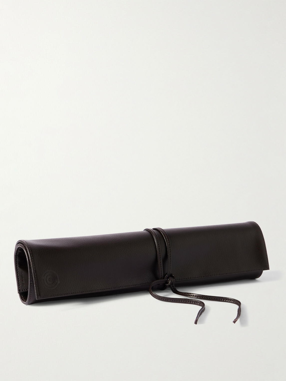 WOLF - WM Brown Textured Vegan Leather Knife Roll