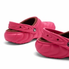 Crocs Classic Lined Overpuff Clog in Dragon Fruit