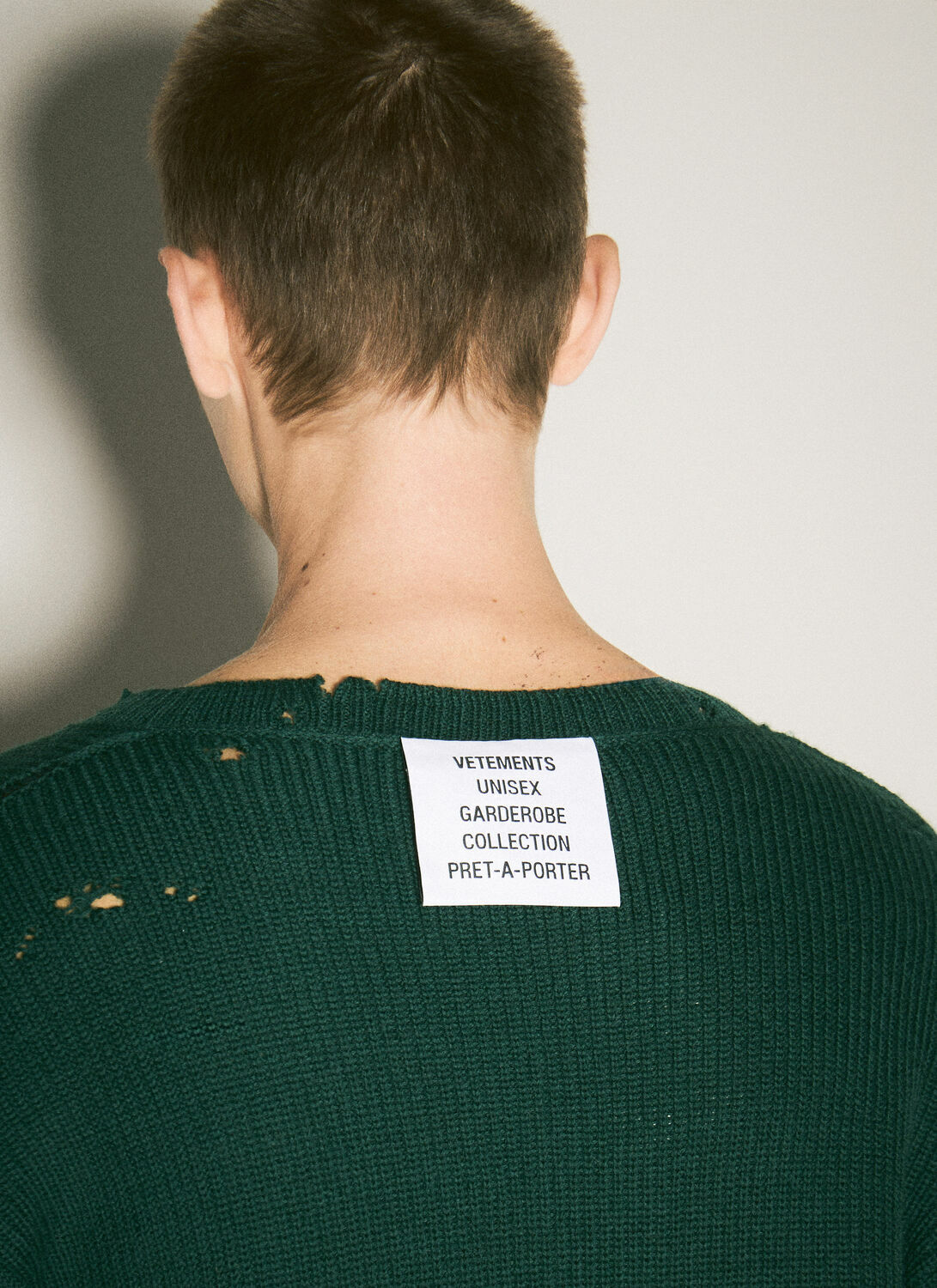 Vetements Destroyed Sweater