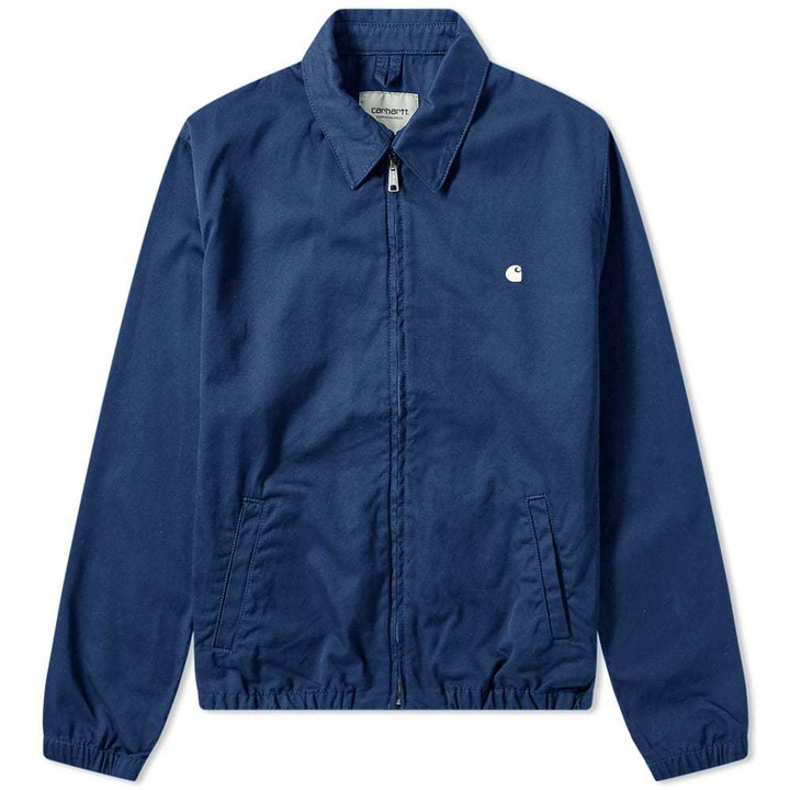 Photo: Carhartt Madison Jacket Blue & Wax