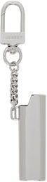 AMBUSH Silver Lighter Case Keychain