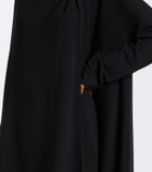 Toteme Draped scarf-detail jersey minidress