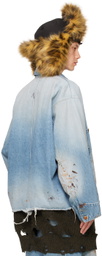 doublet Blue Cutoff Denim Jacket