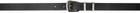 Youth Black Leather Western Belt