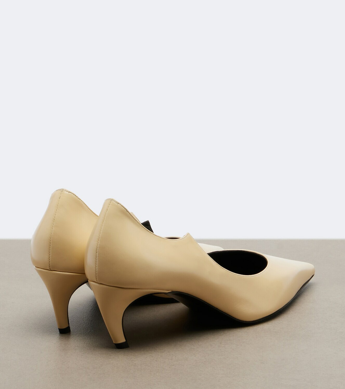 Khaite Valerie leather pumps